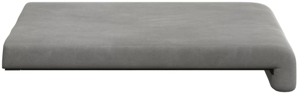 Suoliuko pagalvė 2 vnt. Aksomas Šviesiai pilka Gylis 35 cm