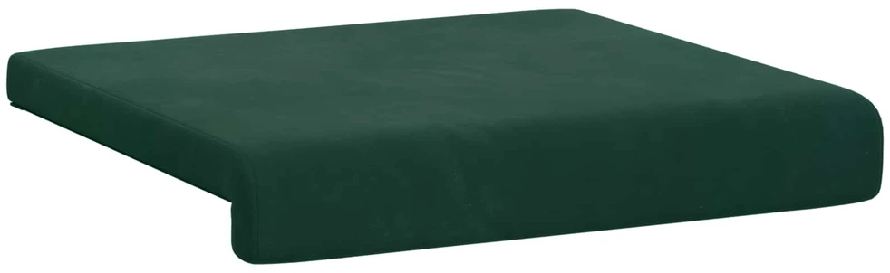 Suoliuko pagalvė 2 vnt. Aksomas Tamsiai žalia Gylis 35 cm