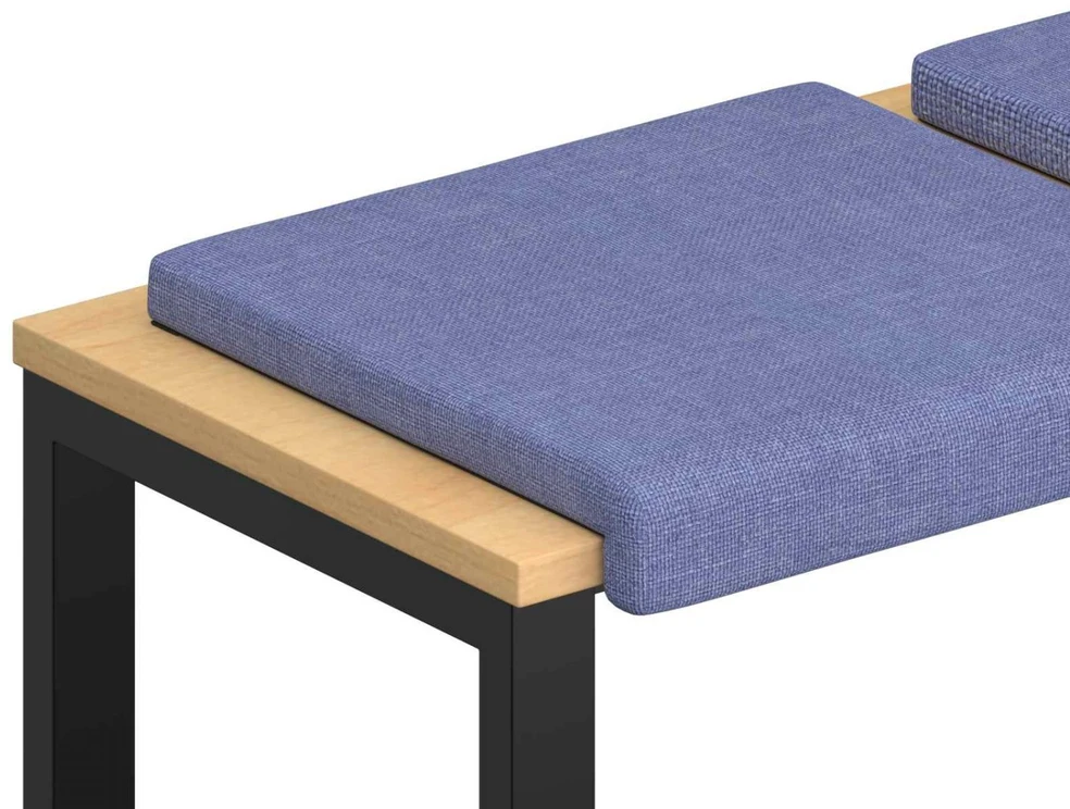 Suoliuko pagalvė 2 vnt. Audinys Džinsinės mėlynos Gylis 35 cm