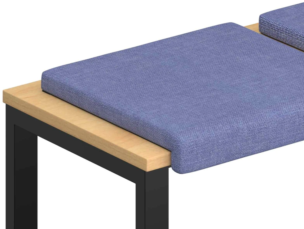 Suoliuko pagalvė 2 vnt. Audinys Džinsinės mėlynos Gylis 35 cm