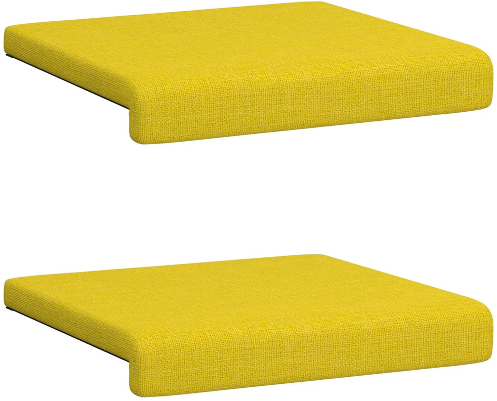 Suoliuko pagalvė 2 vnt. Audinys Šviesi geltona Gylis 35 cm