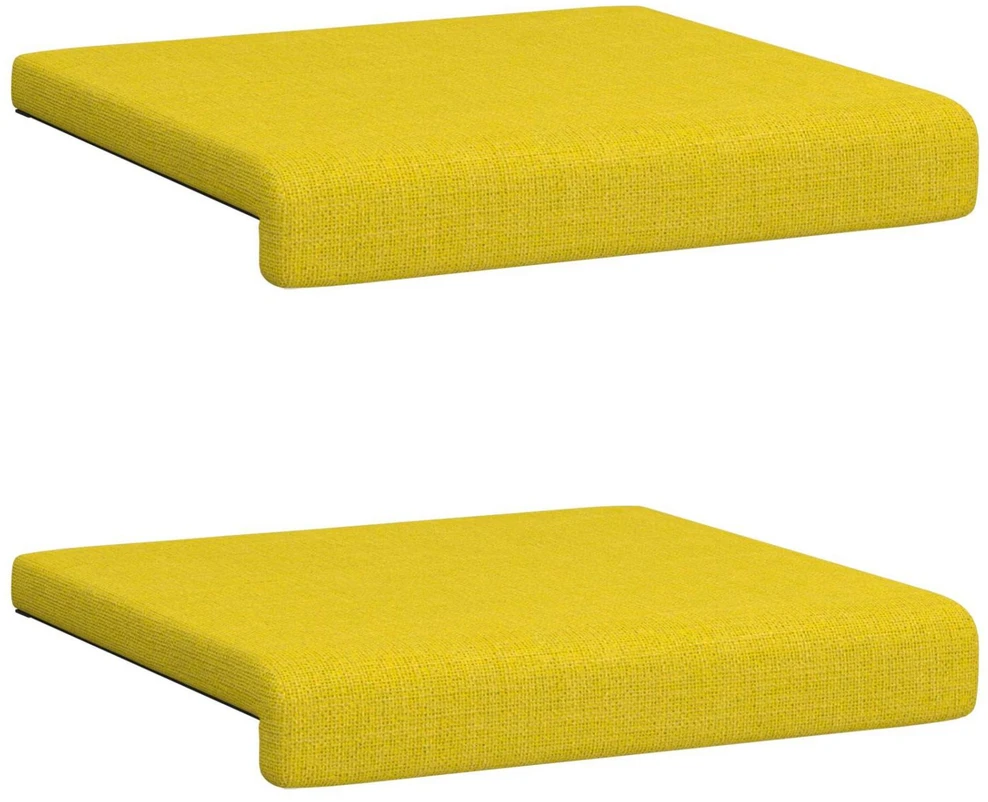 Suoliuko pagalvė 2 vnt. Audinys Šviesi geltona Gylis 35 cm