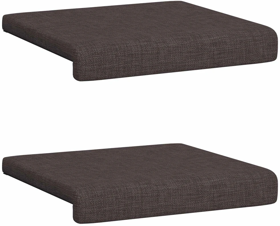 Suoliuko pagalvė 2 vnt. Audinys Tamsiai rudas Gylis 35 cm