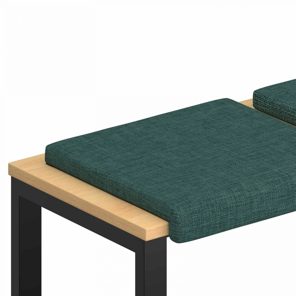 Suoliuko pagalvė 2 vnt. Audinys Tamsiai žalia Gylis 35 cm