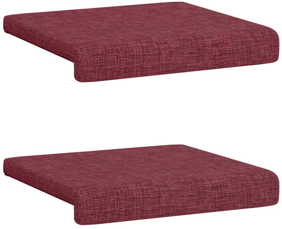 Suoliuko pagalvė 2 vnt. Audinys Vyno raudona Gylis 35 cm