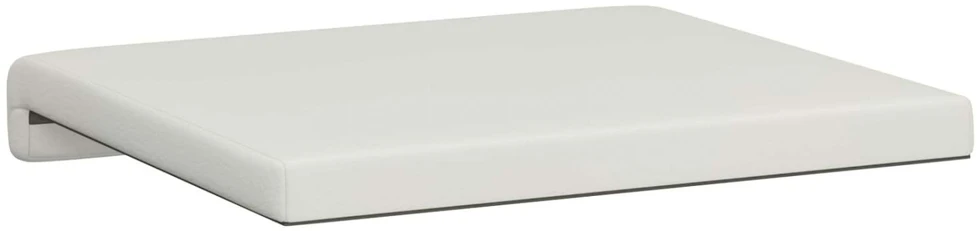 Suoliuko pagalvė 2 vnt. Dirbtinė oda Balta Gylis 35 cm
