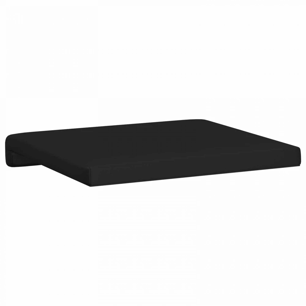 Suoliuko pagalvė 2 vnt. Dirbtinė oda Juoda Gylis 35 cm