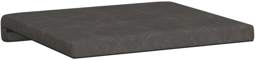 Suoliuko pagalvė 2 vnt. Dirbtinė oda Juoda Gylis 35 cm
