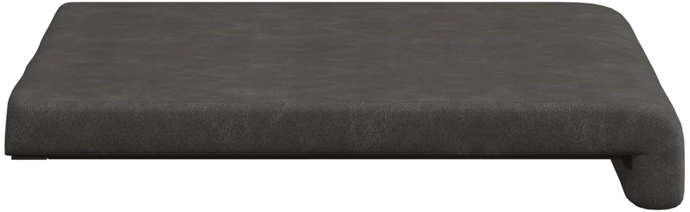 Suoliuko pagalvė 2 vnt. Dirbtinė oda Juoda Gylis 35 cm