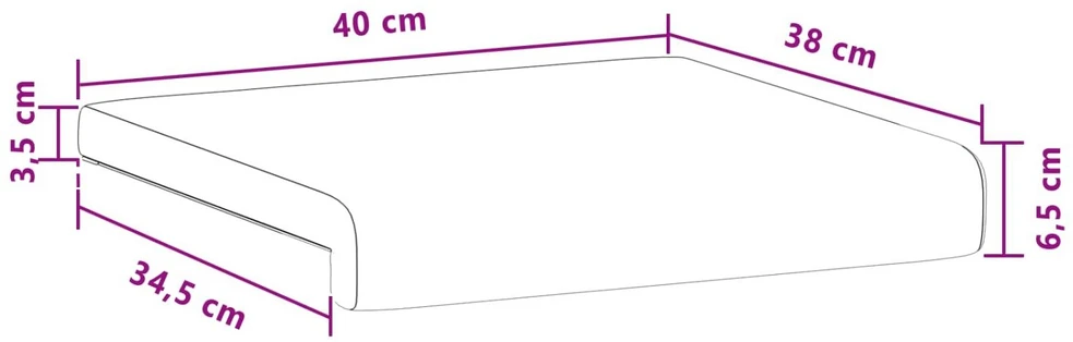 Suoliuko pagalvė 2 vnt. Dirbtinė oda Kapučino Gylis 35 cm