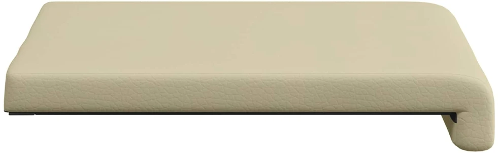 Suoliuko pagalvė 2 vnt. Dirbtinė oda Kreminė Gylis 35 cm