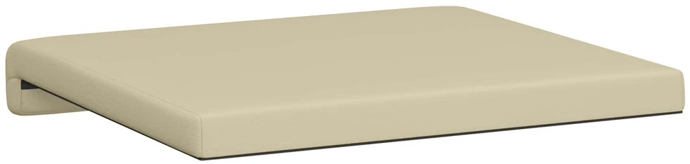Suoliuko pagalvė 2 vnt. Dirbtinė oda Kreminė Gylis 35 cm