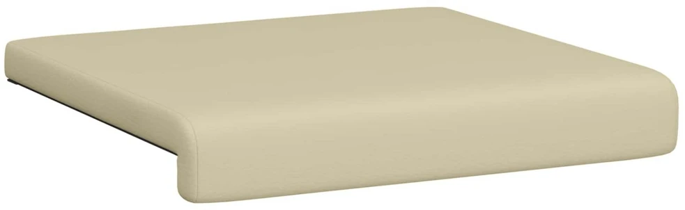 Suoliuko pagalvė 2 vnt. Dirbtinė oda Kreminė Gylis 35 cm