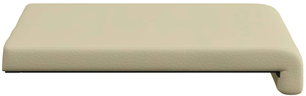 Suoliuko pagalvė 2 vnt. Dirbtinė oda Kreminė Gylis 35 cm