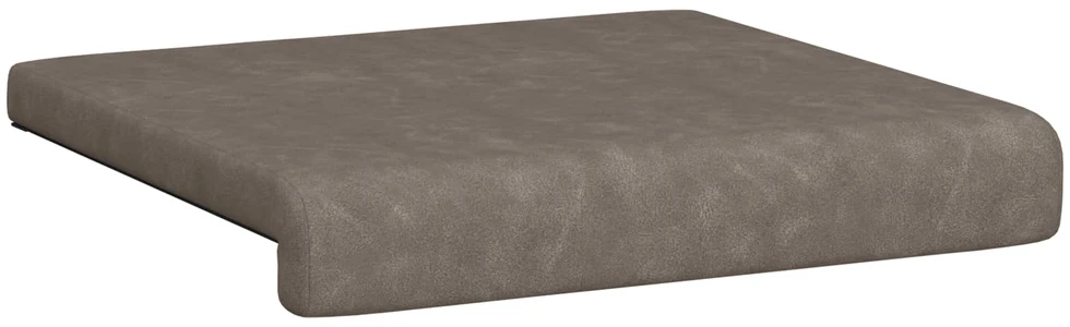 Suoliuko pagalvė 2 vnt. Dirbtinė oda Pilka Gylis 35 cm