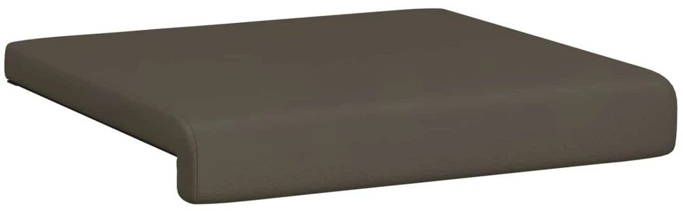 Suoliuko pagalvė 2 vnt. Dirbtinė oda Pilka Gylis 35 cm