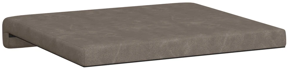 Suoliuko pagalvė 2 vnt. Dirbtinė oda Pilka Gylis 35 cm
