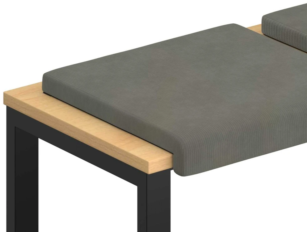 Suoliuko pagalvė 2 vnt. mančester Šviesiai pilka Gylis 35 cm