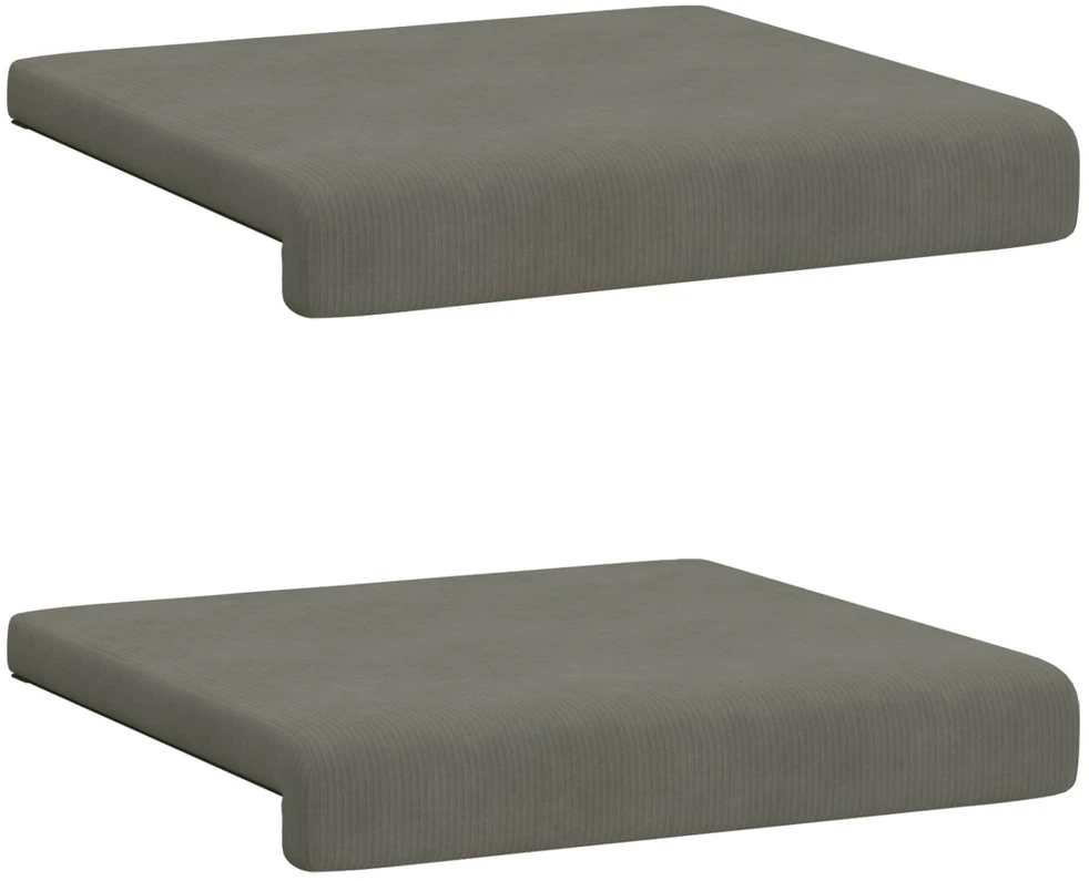 Suoliuko pagalvė 2 vnt. mančester Šviesiai pilka Gylis 35 cm