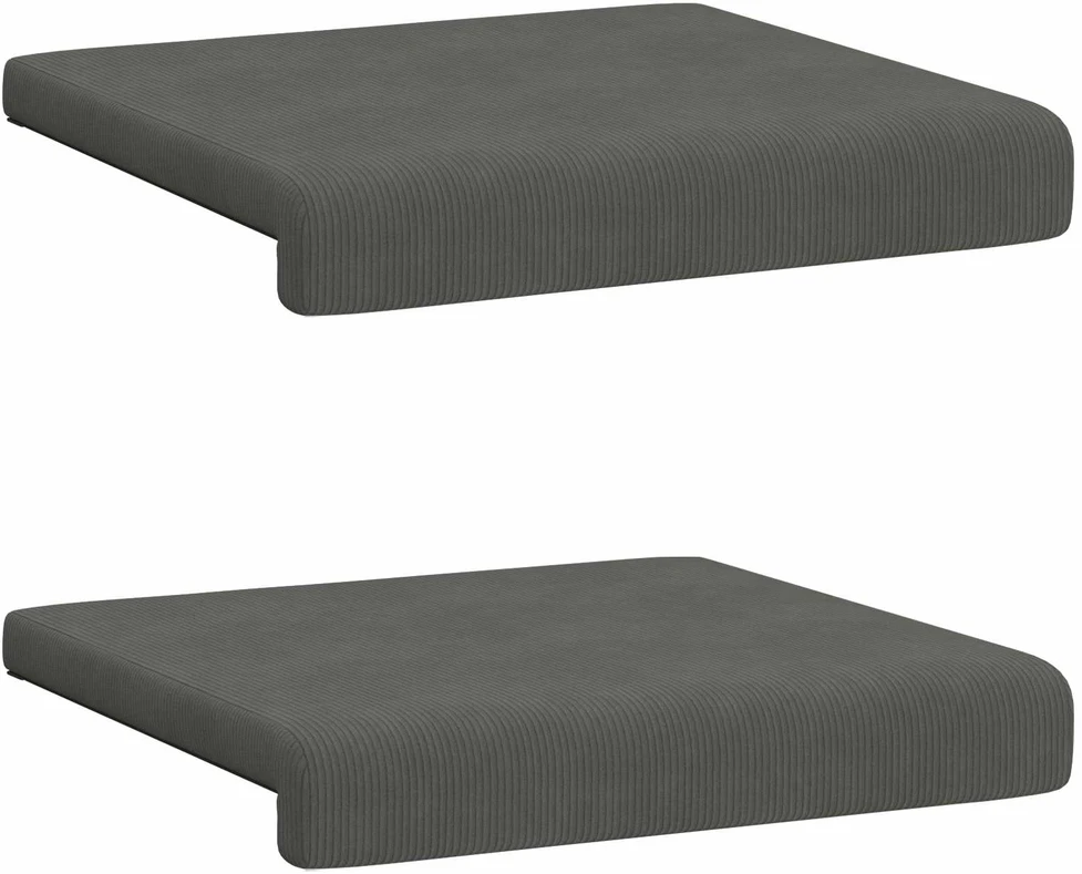 Suoliuko pagalvė 2 vnt. mančester Tamsiai pilka Gylis 35 cm