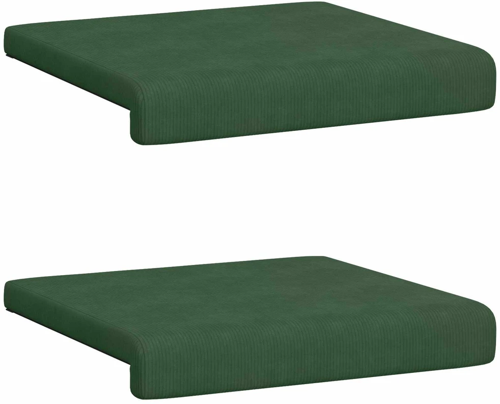 Suoliuko pagalvė 2 vnt. mančester Tamsiai žalia Gylis 35 cm