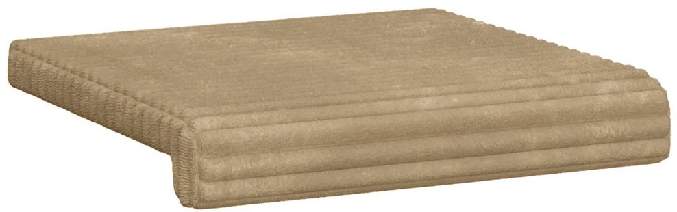 Suoliuko pagalvė 2 vnt. Pūkuota korduroja Taupe Gylis 35 cm