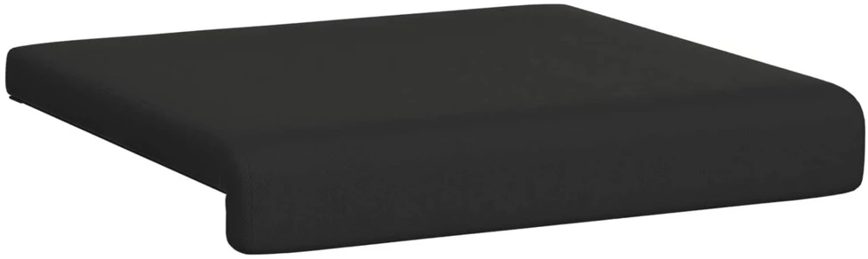 Suoliuko pagalvė 2 vnt. Tekstūruotas aksomas Juoda Gylis 35 cm