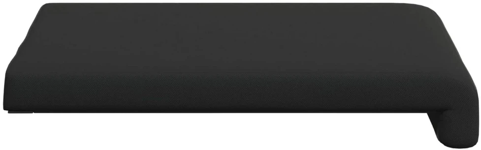 Suoliuko pagalvė 2 vnt. Tekstūruotas aksomas Juoda Gylis 35 cm