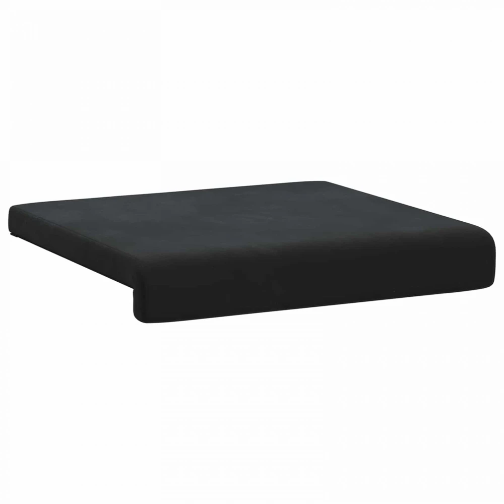 Suoliuko pagalvė 4 vnt. Aksomas Juoda Gylis 35 cm