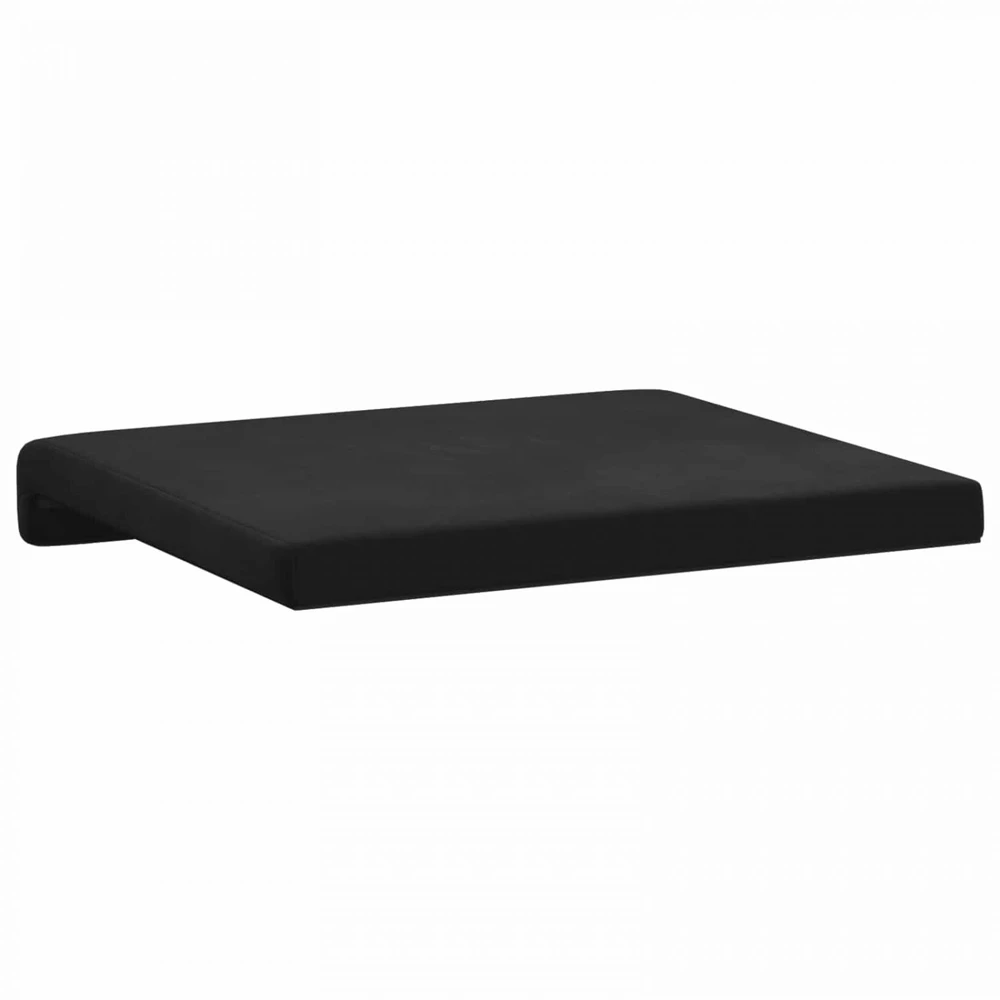 Suoliuko pagalvė 4 vnt. Aksomas Juoda Gylis 35 cm