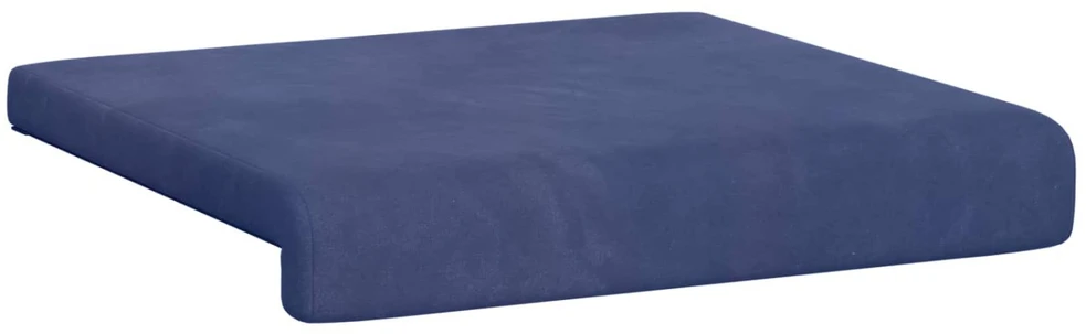 Suoliuko pagalvė 4 vnt. Aksomas Policijos mėlyna Gylis 35 cm