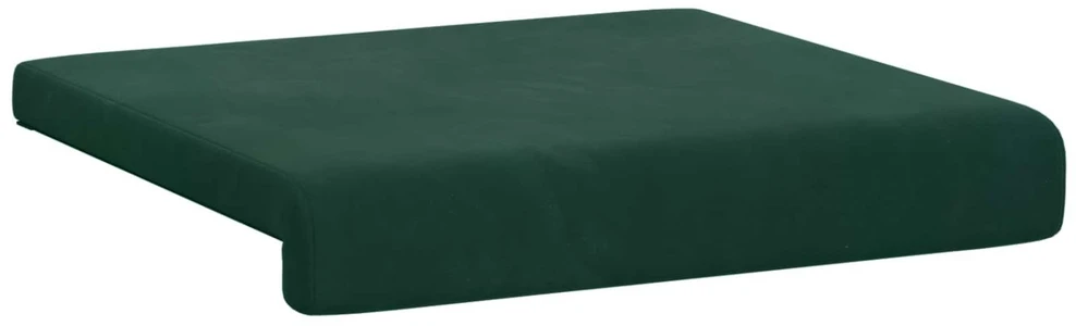 Suoliuko pagalvė 4 vnt. Aksomas Tamsiai žalia Gylis 35 cm