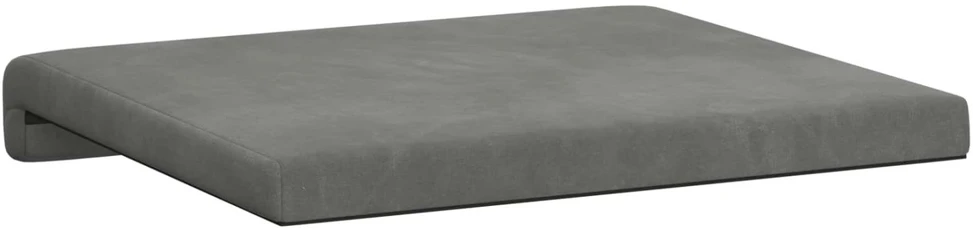 Suoliuko pagalvė 4 vnt. Aksomas Tamsiai pilka Gylis 35 cm