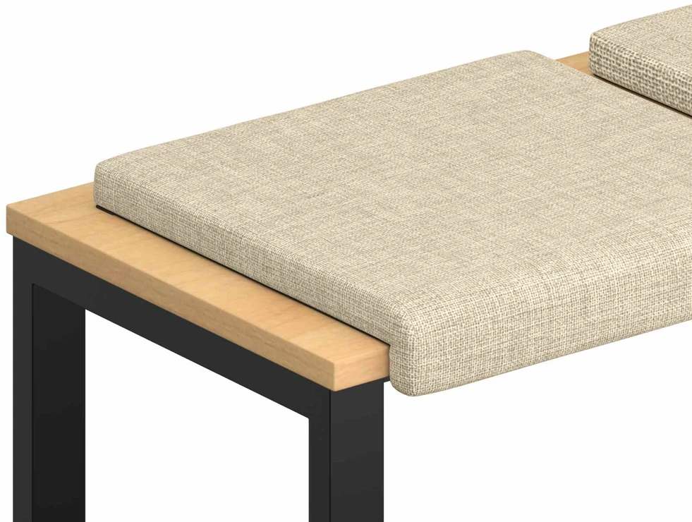 Suoliuko pagalvė 4 vnt. Audinys Kreminė Gylis 35 cm