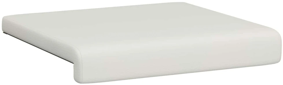 Suoliuko pagalvė 4 vnt. Dirbtinė oda Balta Gylis 35 cm
