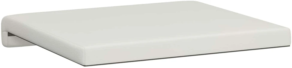 Suoliuko pagalvė 4 vnt. Dirbtinė oda Balta Gylis 35 cm