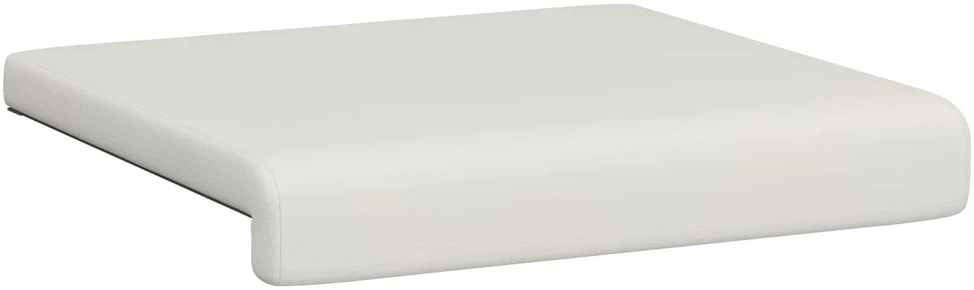 Suoliuko pagalvė 4 vnt. Dirbtinė oda Balta Gylis 35 cm