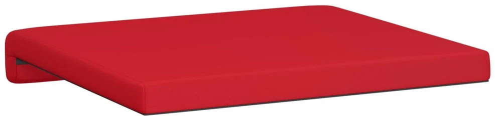 Suoliuko pagalvė 4 vnt. Dirbtinė oda Raudona Gylis 35 cm