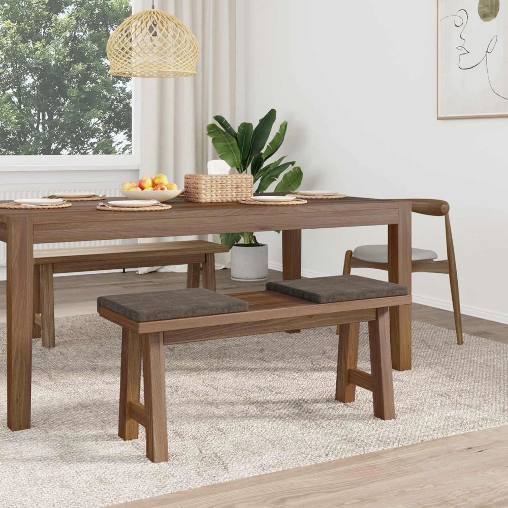 Suoliuko pagalvė 4 vnt. Dirbtinė zomša Tamsiai pilka