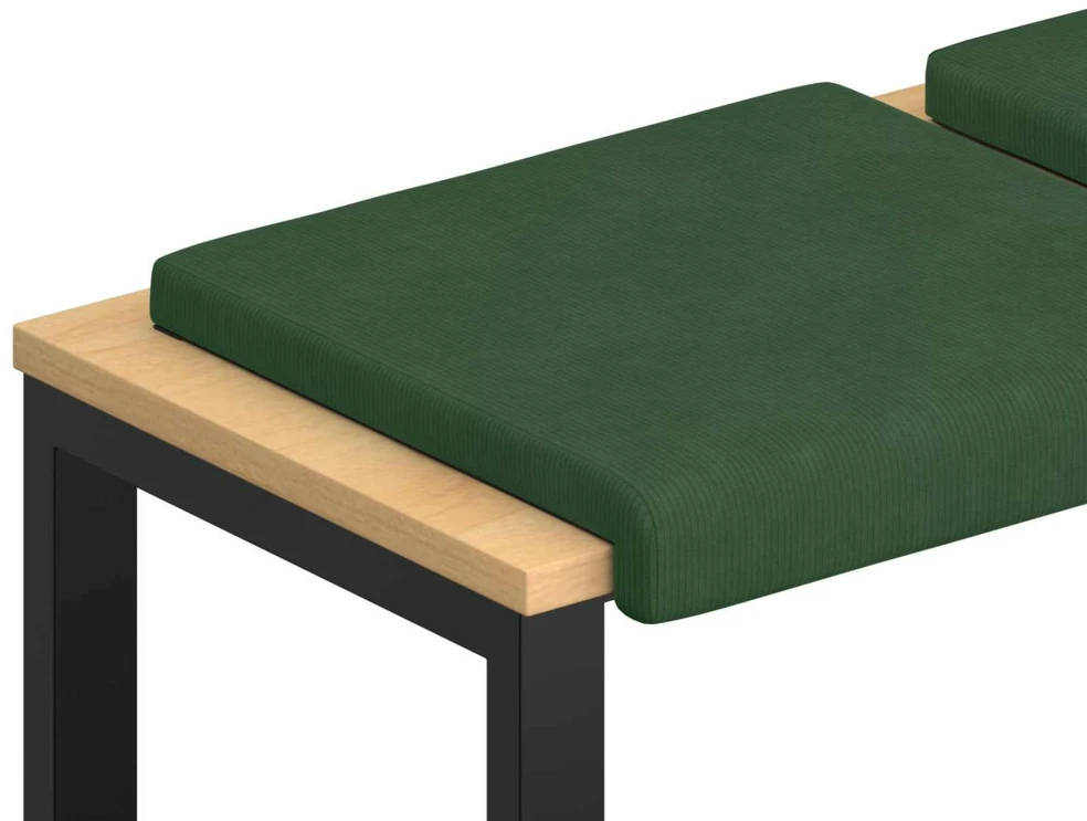 Suoliuko pagalvė 4 vnt. mančester Tamsiai žalia Gylis 35 cm