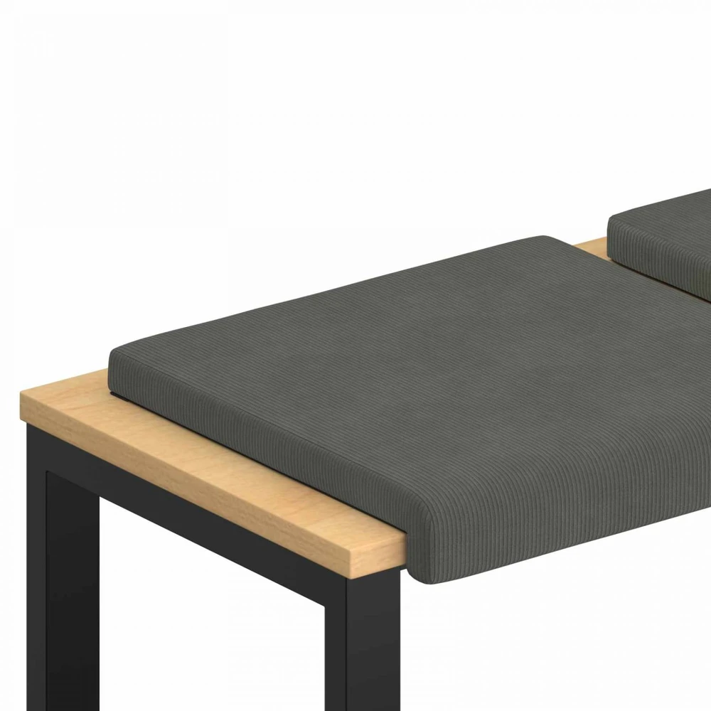 Suoliuko pagalvė 4 vnt. mančester Tamsiai pilka Gylis 35 cm