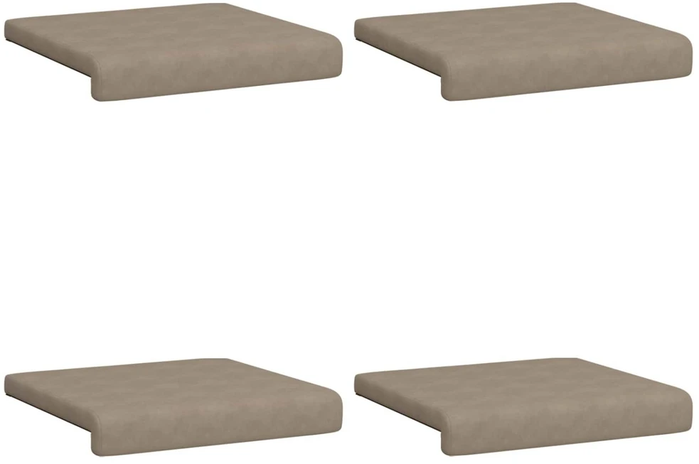 Suoliuko pagalvė 4 vnt. Mikropluoštas Taupe Gylis 35 cm