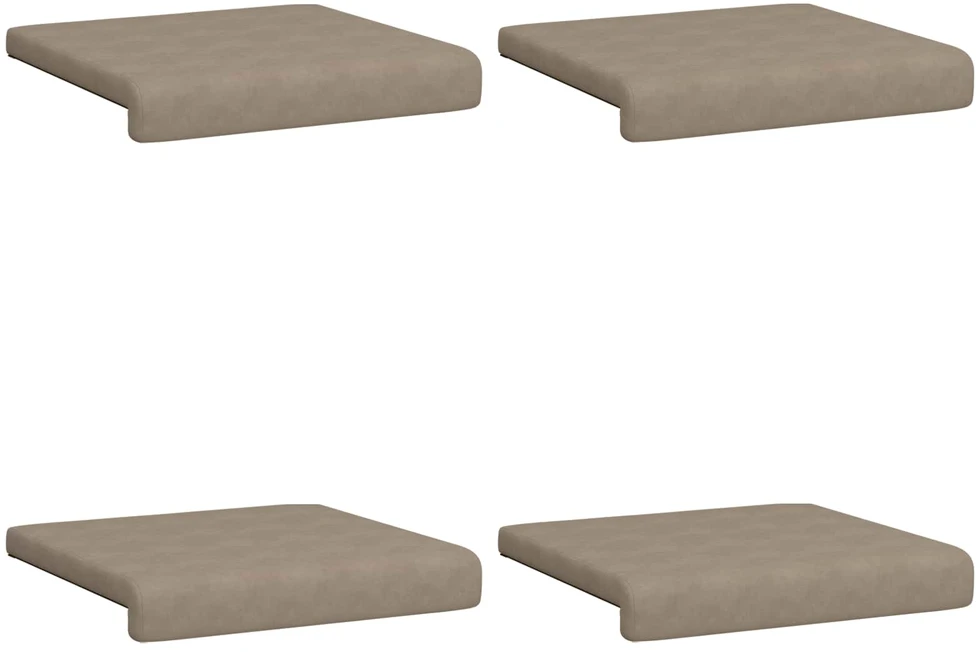 Suoliuko pagalvė 4 vnt. Mikropluoštas Taupe Gylis 35 cm