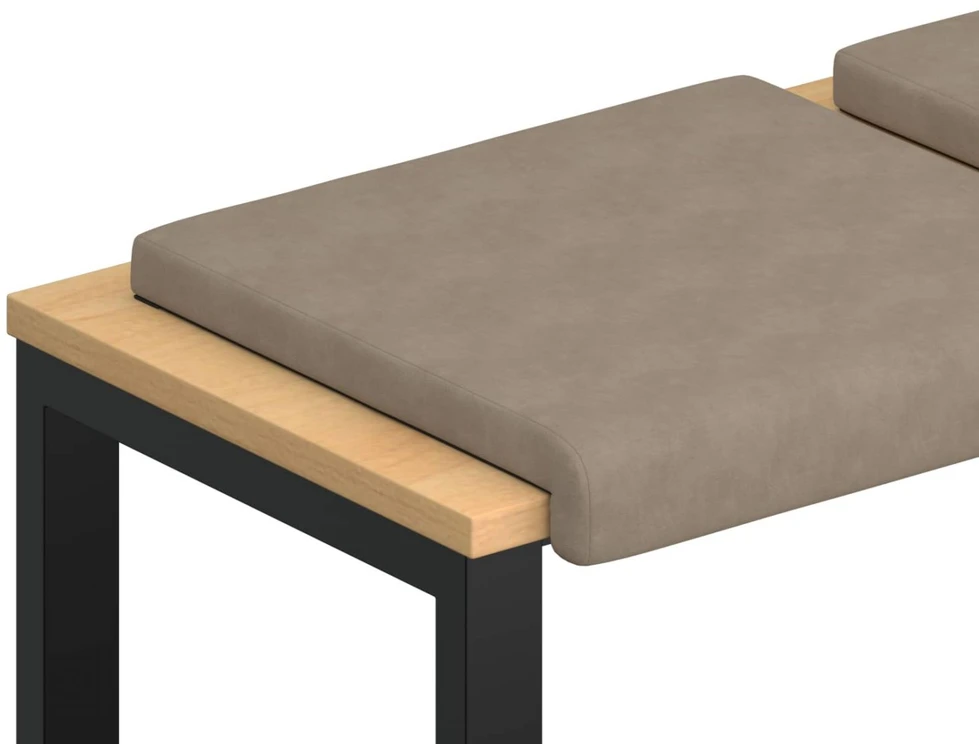 Suoliuko pagalvė 4 vnt. Mikropluoštas Taupe Gylis 35 cm