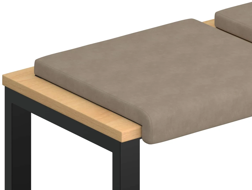 Suoliuko pagalvė 4 vnt. Mikropluoštas Taupe Gylis 35 cm