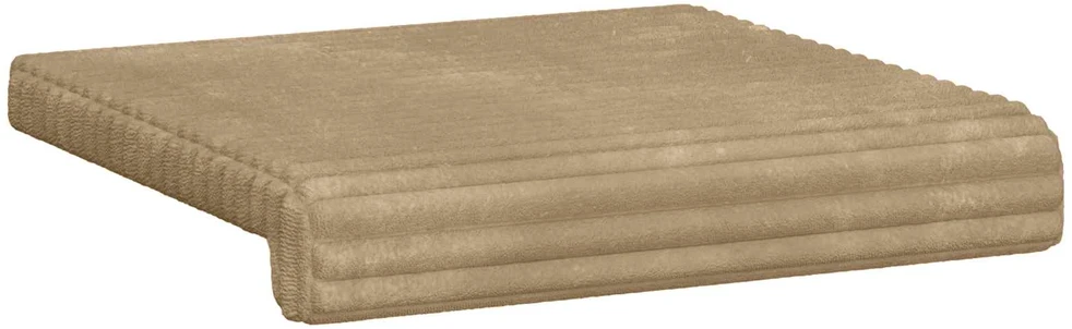 Suoliuko pagalvė 4 vnt. Pūkuota korduroja Taupe Gylis 35 cm