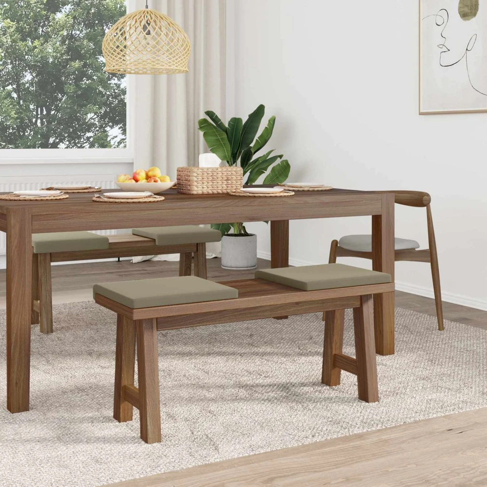 Suoliuko pagalvė 4 vnt. Tekstūruotas aksomas Chaki Gylis 35 cm