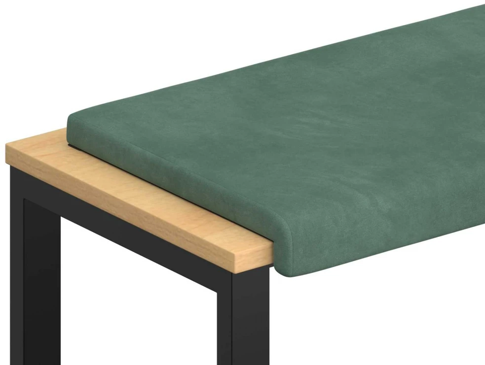 Suoliuko pagalvė Aksomas Jūrinė žalia Gylis 35 cm