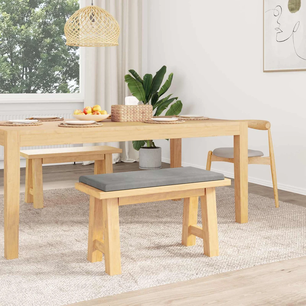 Suoliuko pagalvė Aksomas Šviesiai pilka Gylis 35 cm
