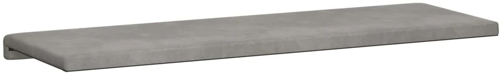 Suoliuko pagalvė Aksomas Šviesiai pilka Gylis 35 cm